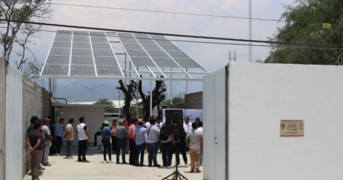 El Gobierno de Tehuacán entrega equipamiento de pozo con energía renovable en San Lorenzo