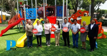 Renuevan el Parque de la Niñez Cholulteca: un espacio digno para las infancias