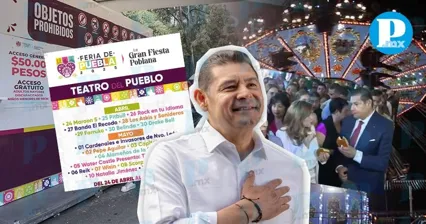Alejandro Armenta inaugura oficialmente la Feria de Puebla 2025