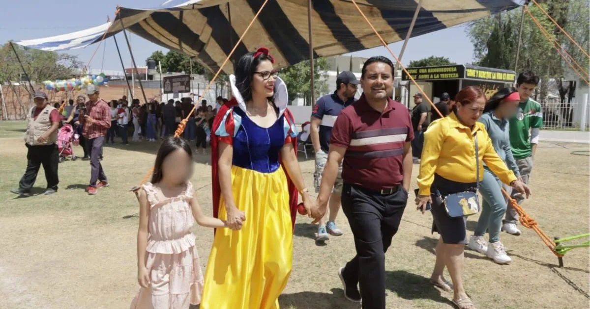 Cientos de niñas y niños disfrutan de una tarde de diversión y alegría durante festejo del Día del Niño