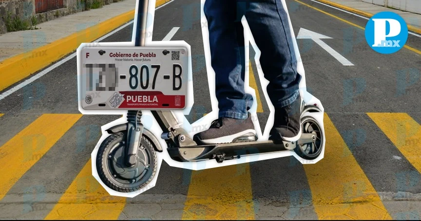 Bicicletas eléctricas y scooters deberán portar placa en Puebla: Movilidad