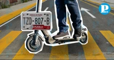 Bicicletas eléctricas y scooters deberán portar placa en Puebla: Movilidad