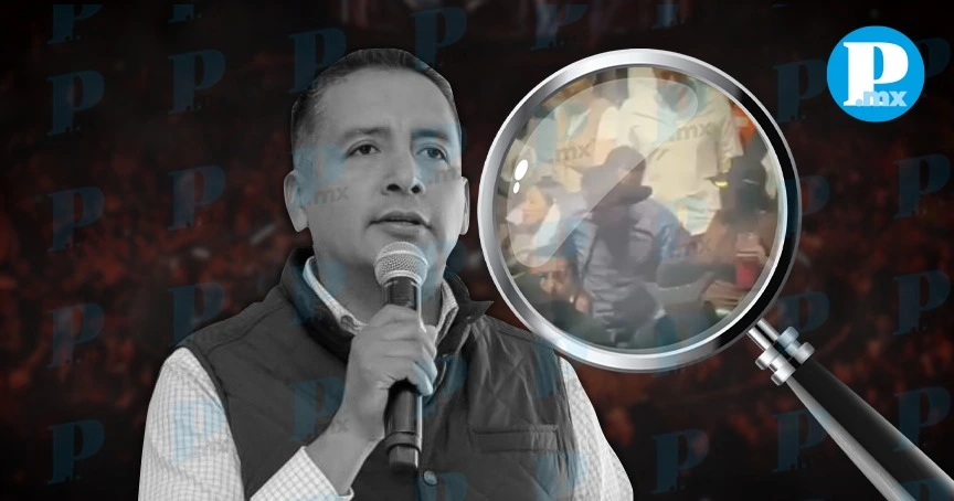 Video del palenque de Puebla exhibe a exedil de San Andrés, en estado de ebriedad