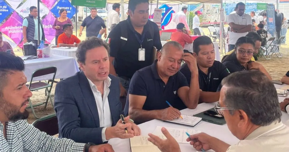 Agua de Puebla se reúne con representantes de la Delegación Atlixcáyotl y San Andrés Cholula 
