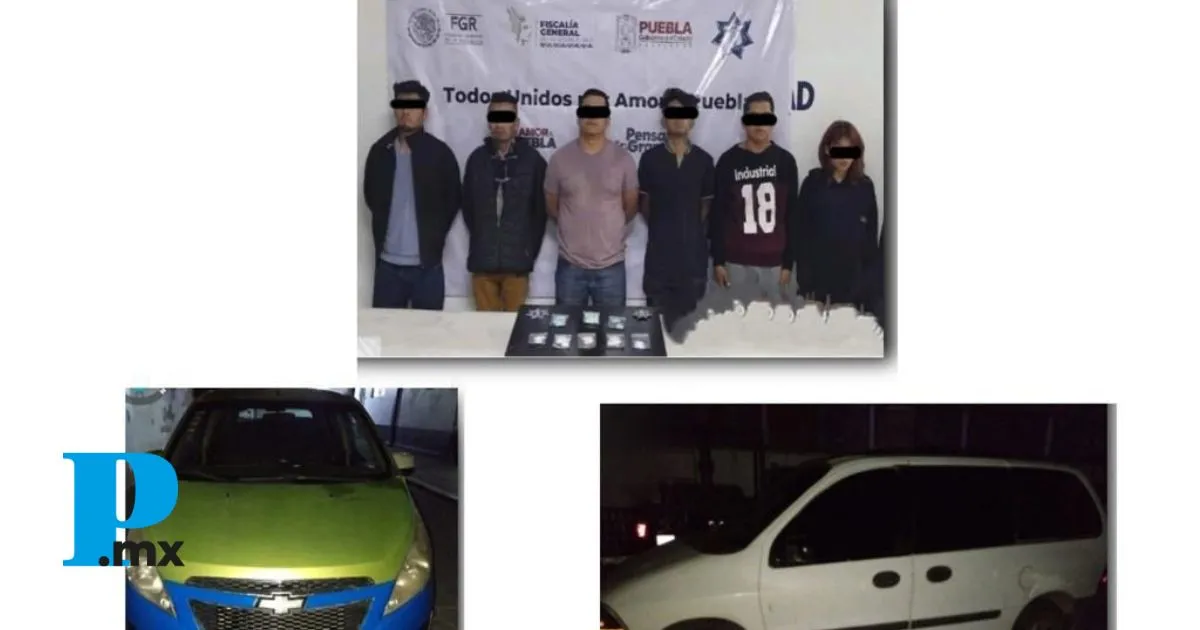 Detienen a la Danna y su banda por narcomenudeo y robo de vehículos