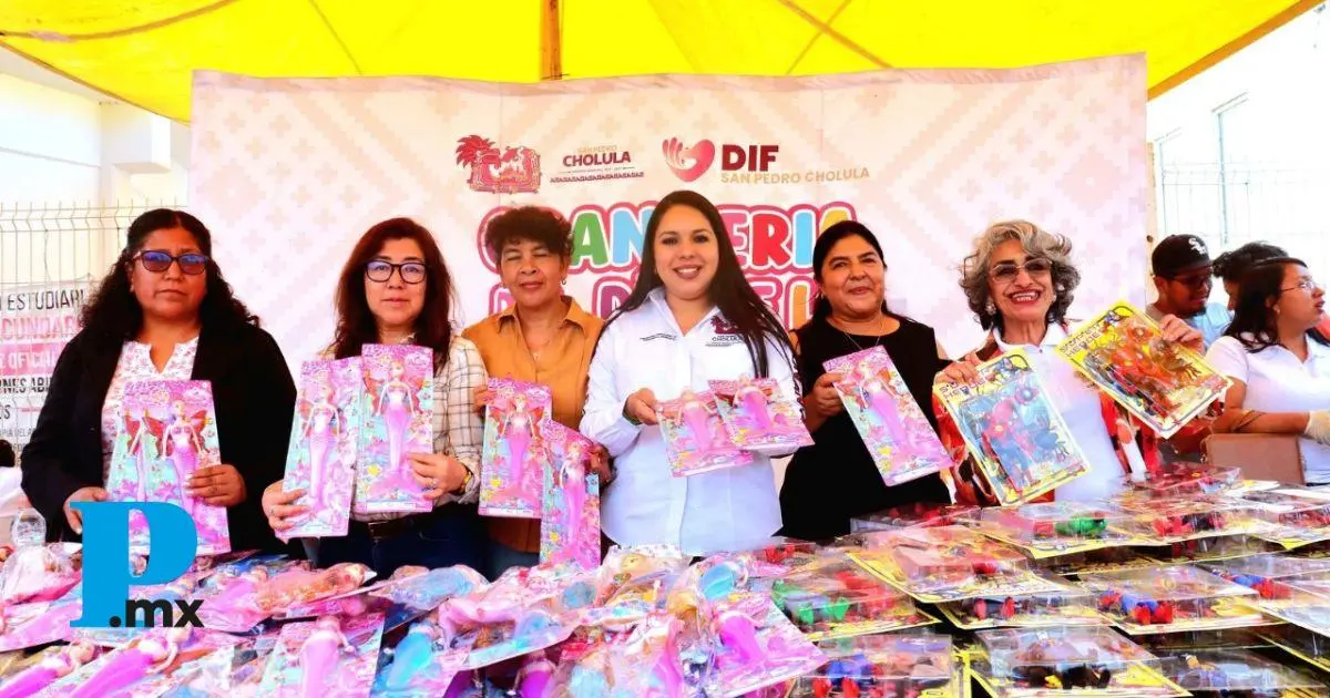 Gobierno de San Pedro Cholula entrega 17 mil juguetes por el Día del Niño