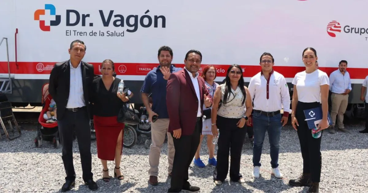 "Dr. Vagón, Tren de la Salud" ofrece atención médica gratuita en Tehuacán del 6 al 10 de mayo
