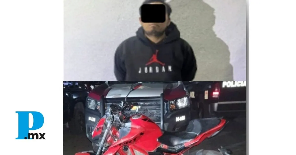 Policía Municipal de Tehuacán recupera dos motos y detiene a un hombre