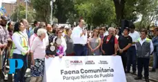 Armenta encabeza faena comunitaria en la colonia Santa María