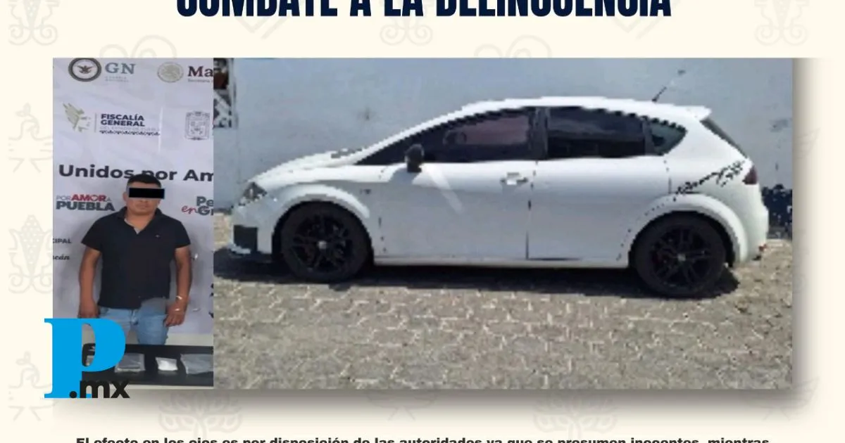 Operativo en Tehuacán deja un detenido con presunta droga y municiones