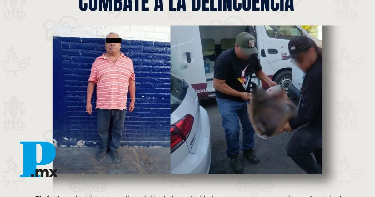 Policía Municipal de Tehuacán detiene a presunto agresor del perrito “Capitán”