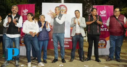 Gobierno de Puebla moderniza al 100% alumbrado en Maravillas con tecnología LED
