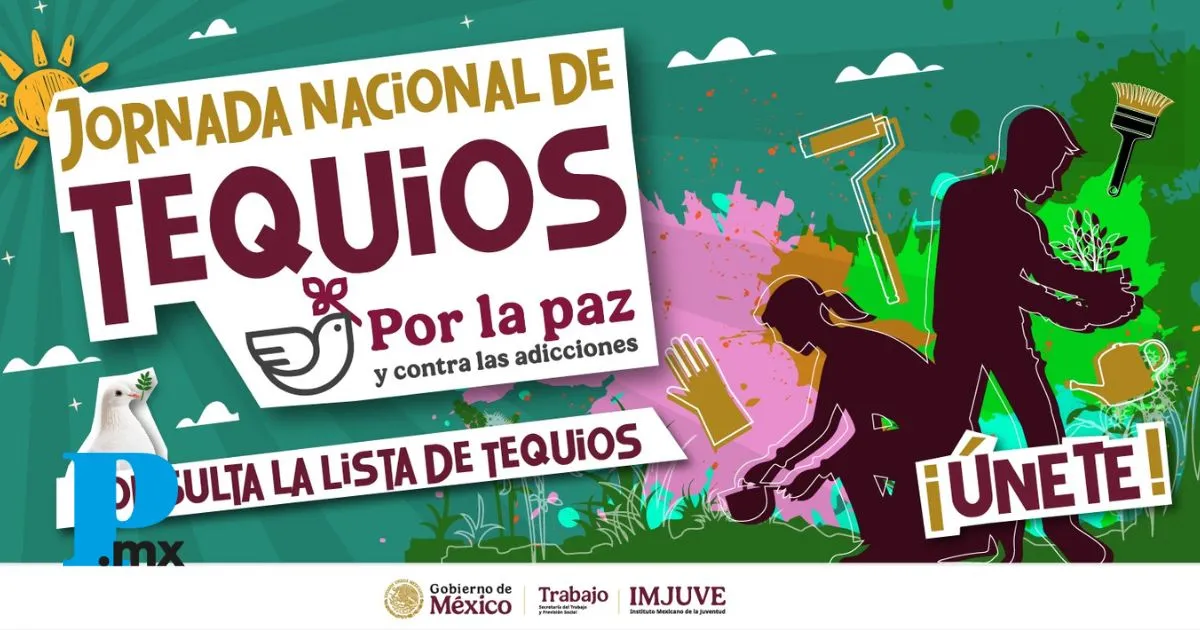 Más de un millón de jóvenes se unen a la jornada nacional de Tequios por la Paz
