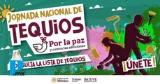 Más de un millón de jóvenes se unen a la jornada nacional de Tequios por la Paz y contra las Adicciones en el país  