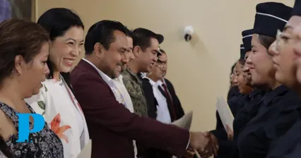 Tehuacán gradúa nuevos cadetes de policía y realiza ascensos importantes