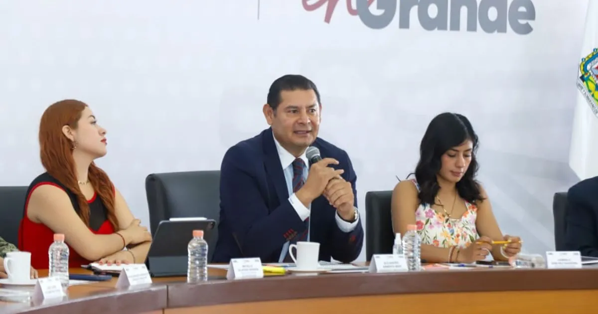 Alejandro Armenta, durante la mañanera
