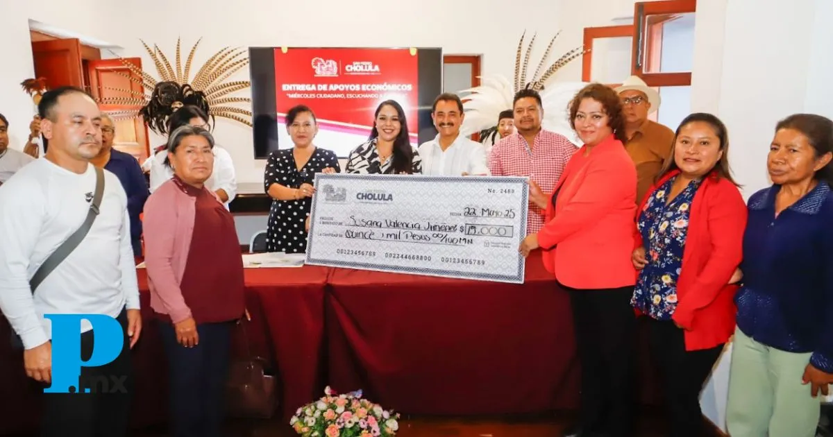 San Pedro Cholula entrega apoyos económicos derivados de los Miércoles Ciudadanos