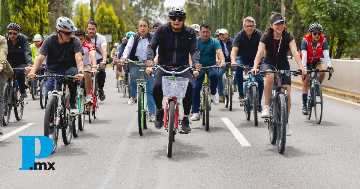Puebla conmemora 10 años de la Vía Recreativa con jornada familiar activa