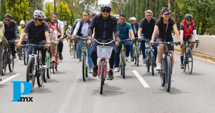 Puebla conmemora 10 años de la Vía Recreativa con jornada familiar activa