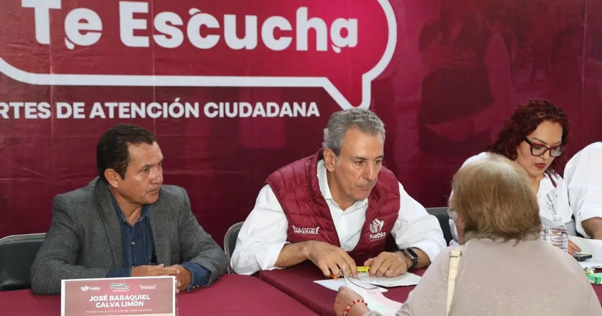 San Felipe Hueyotlipan fue sede de “La Capital Te Escucha”, Martes de Atención Ciudadana