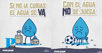 SOSAPACH lanza campaña “Con el agua no se juega” para cuidar el recurso