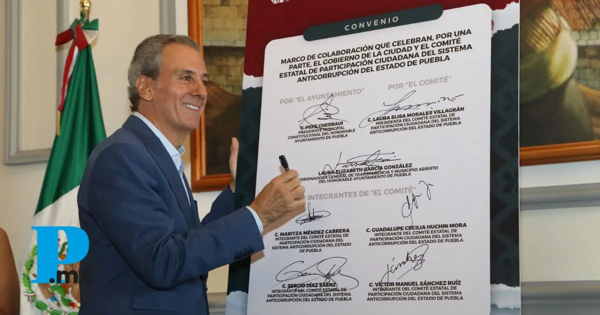 Firma Pepe Chedraui Convenio de Colaboración con el Comité Estatal de Participación Ciudadana