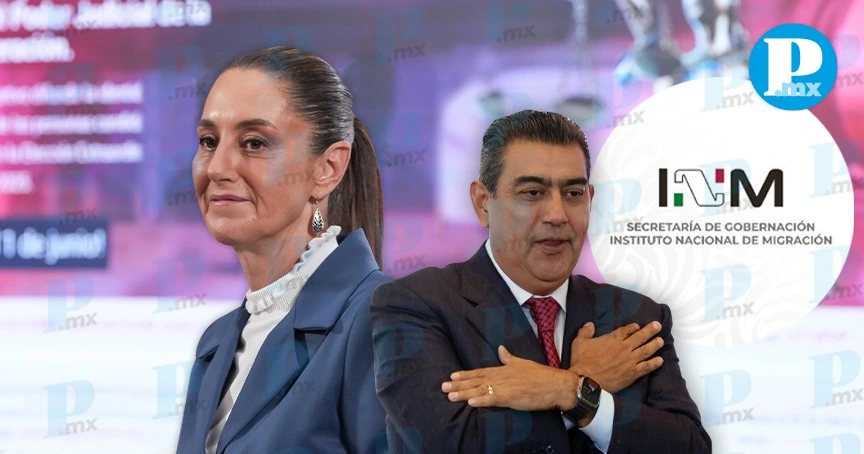 Sheinbaum aplaude el primer mes de Sergio Salomón al frente de Migración