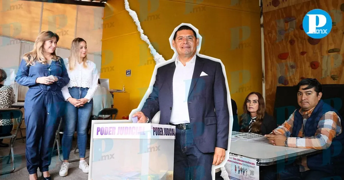 Armenta emite su voto en elección del Poder Judicial y llama a la participación ciudadana