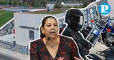 Congreso de Puebla decidirá si motociclistas deben usar casco con matrícula