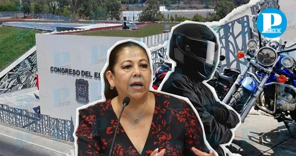 Congreso de Puebla decidirá si motociclistas deben usar casco con matrícula