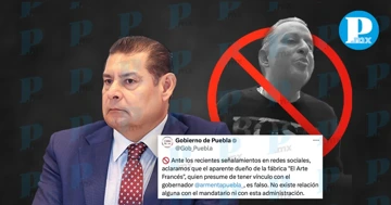 Gobierno de Puebla niega relación entre Armenta y dueño de “El Arte Francés”