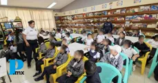 Niños de primaria reciben educación vial por parte del Gobierno de Tehuacán