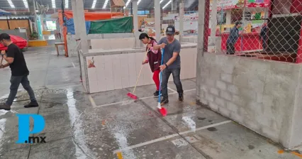 Gobierno de Tehuacán limpia mercado Benito Juárez y refuerza acciones contra el dengue
