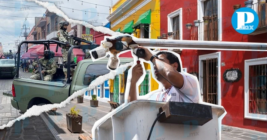 Puebla desactiva 17 cámaras ilegales que espiaban operativos policiales