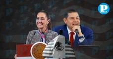 Sheinbaum reconoce apoyo de Armenta a migrantes poblanos en EE. UU.