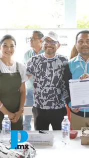 El presidente municipal Alejandro Barroso sostuvo un encuentro con Edgar Pérez, medallista de oro en los Juegos Internacionales de Loutraki, Grecia.
