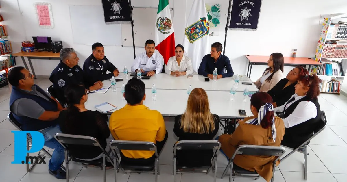 San Pedro Cholula refuerza seguridad con mesas de trabajo comunitarias