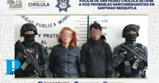 Detiene SSC Cholula a dos personas por narcomenudeo en Santiago Mixquitla