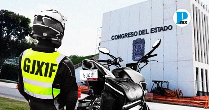Aprueban Ley Casco para bikers y Ley Chaleco para repartidores en Puebla