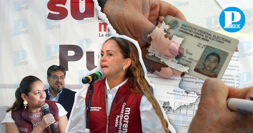 Morena ha afiliado a 250 mil poblanos en 2025; busca llegar a 500 mil