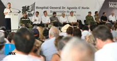 Claudia Sheinbaum supervisa el hospital más grande del sureste mexicano