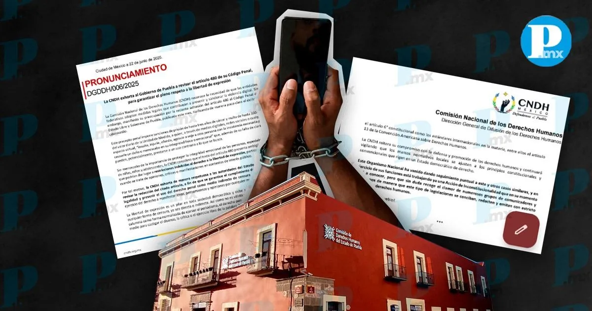 CNDH prepara acción de inconstitucionalidad contra artículo 480 del Código Penal de Puebla
