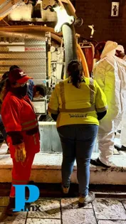 Realiza OOSL segunda intervención de limpieza en contenedores soterrados del Zócalo de Puebla