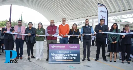 Fortalece Pepe Chedraui infraestructura educativa en la Junta Auxiliar de San Jerónimo Caleras