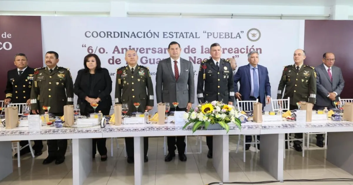 Gobierno de Puebla reafirma coordinación con Guardia Nacional y Ejército