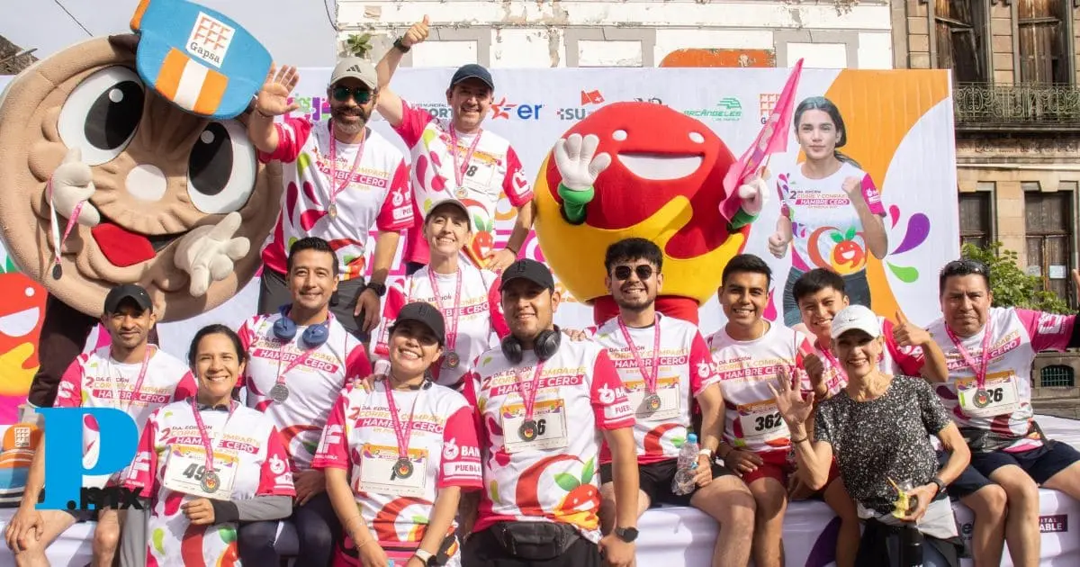 Encabeza MariElise Budib Carrera “Corre y Comparte: Hambre Cero Puebla 2025”