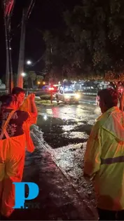Gobierno de Tehuacán atiende inmediatamente inundaciones en Santa Cecilia tras apertura del dren de Valsequillo por Conagua, por intensas lluvias.