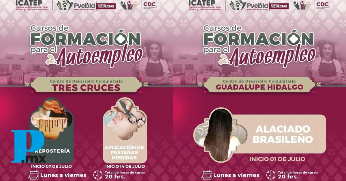 Invita Gobierno de la Ciudad a participar en cursos gratuitos de capacitación para el autoempleo 