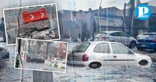Lluvias dañan la Avenida Juárez por falta de drenaje pluvial: Edgar Dávila