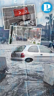 Lluvias dañan la Avenida Juárez por falta de drenaje pluvial: Edgar Dávila
